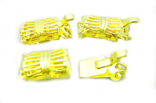 14K Gold Plated 10x20mm 3-4 Row Clasp [y111q]