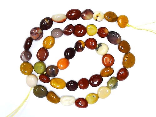 8x10mm Mookaite Pebble Beads 15.5" [h20m]