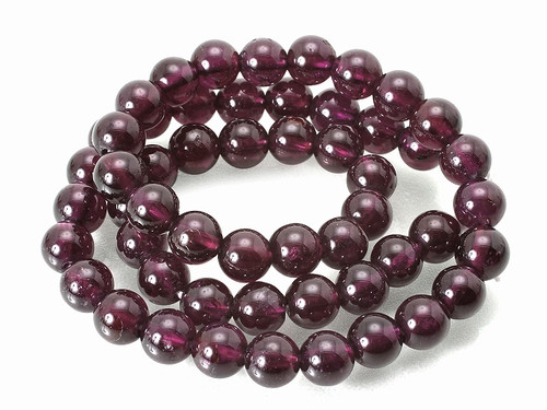 8.5-9mm Garnet Round Beads 15.5" A Grade natural [8m2a]