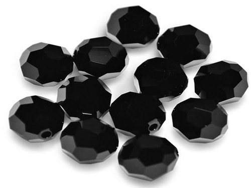 2mm Black Obsidian Faceted Round Beads 100pcs. [y582a]