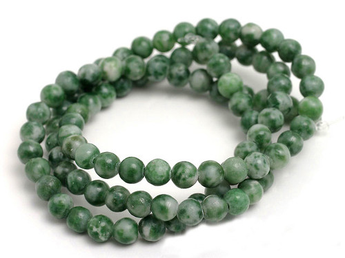 4mm Tree Agate Round Beads 15.5" natural [4a23]
