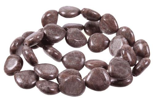 12mm Zebra Agate Puff Acorn Beads 15.5" natural [s362]