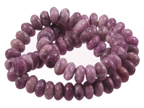 10mm Fossil Jasper Rondelle Beads 15.5" natural [wa116]
