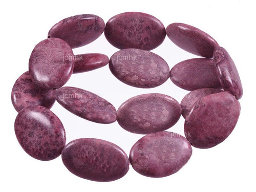 18x25mm Mexicon Agate Oval Beads 15.5" natural [wa153]