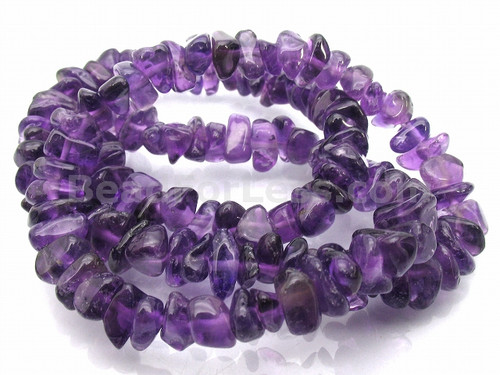 8-12mm Brazil Amethyst Chips 15.5" natural [cm1]