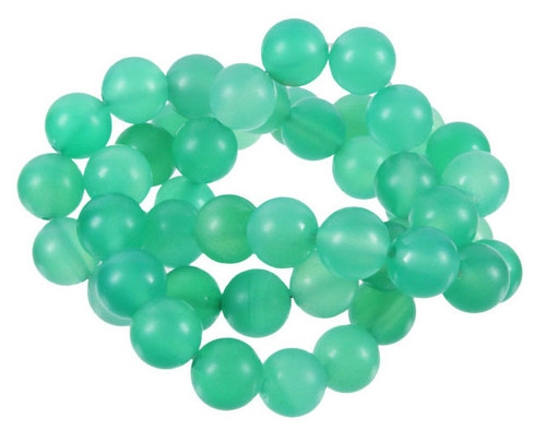 4mm Matte Green Aventurine Round Beads 15.5" natural [4b2m]