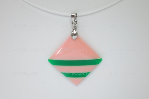 35X35mm Lucite Carved Designer Bead Pendant [z1170]