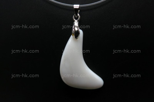 32X18mm Mother Of Pearl Designer Designer Bead Pendant [z1602]