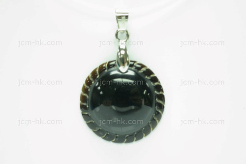 25X25mm Buffalo Horn Designer Designer Bead Pendant [z1655]