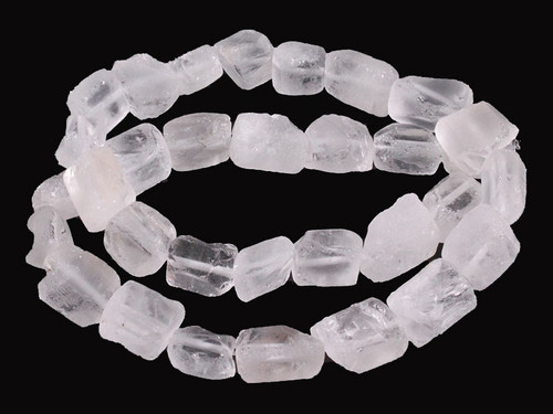 12-14mm Crystal Nugget Beads 15.5" natural [h25ws]