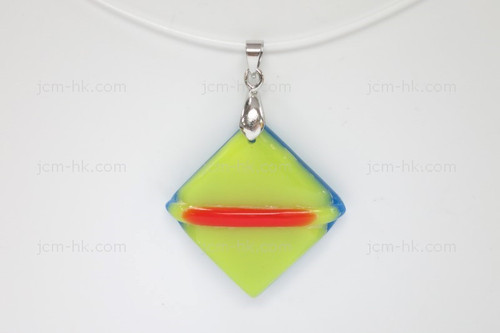 35x35mm Lucite Carved Designer Bead Pendant [z1064]