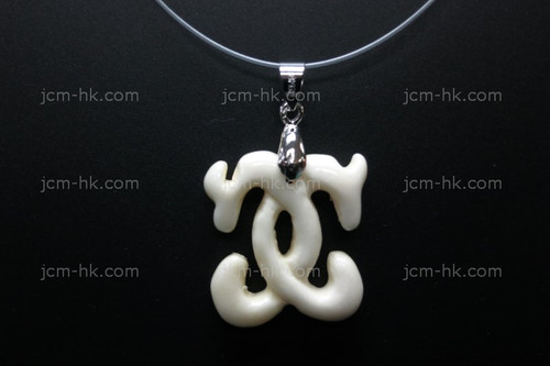 25X28mm Buffalo Bone Carved Designer Bead Pendant [z1369]