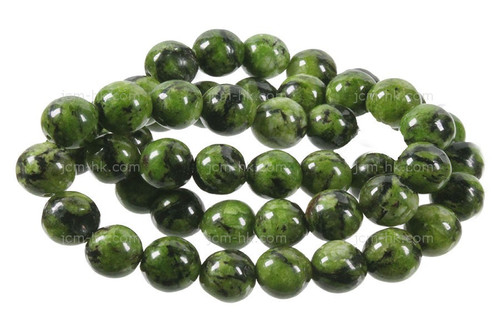 6mm Green Sesame  Agate Round Beads 15.5" dyed [6g4g]
