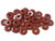 12mm Red Jasper Donut Beads 3pcs. [y904a]