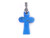 35mm Turquoise Howlite Cross Pendant [y103j]