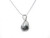 12mm Snowflake Ball Pendant With Ball Chain 17" [y101e]