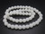 3mm Matte White Quartz Round 100 Beads [3a76m]