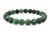 4mm Matte China Ruby Zoisite Elastic Bracelet 7.5" dyed [b1r1m]