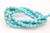 6x9mm Blue Turquoise Rice Beads 15.5" stabilized [t2b6]
