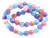 4mm Sunstone, Aquamarine & Amethyst Round Beads 15.5" natural [4r77]