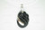 25x35mm Buffalo Horn Carved Designer Bead Pendant with 925 Silver Setting. [z5386]