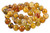 8mm Yellow Fire Agate Round Beads 15.5" natural [8f17y]