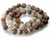 8mm Brown Banded Agate Round Beads 15.5" dyed [8f25]
