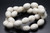 14x22mm White Turquoise Rice Beads 15.5" stabilized [t2w14]