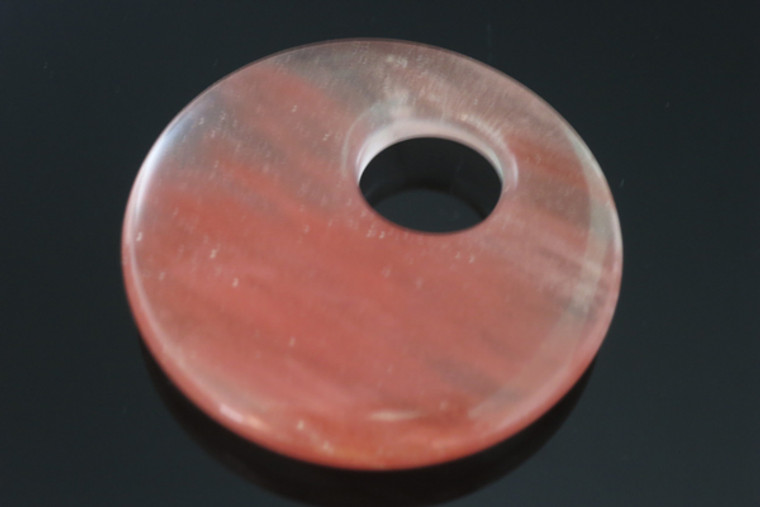 50mm Cherry Quartz Ago-Go Pendant Part 1Pc. [y695a]
