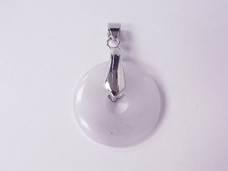 25mm Cape Amethyst Donut Pendant [y109b]