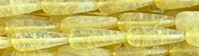 10x30mm Rulite Quartz synthetic Tear Beads 15.5" [v1330]