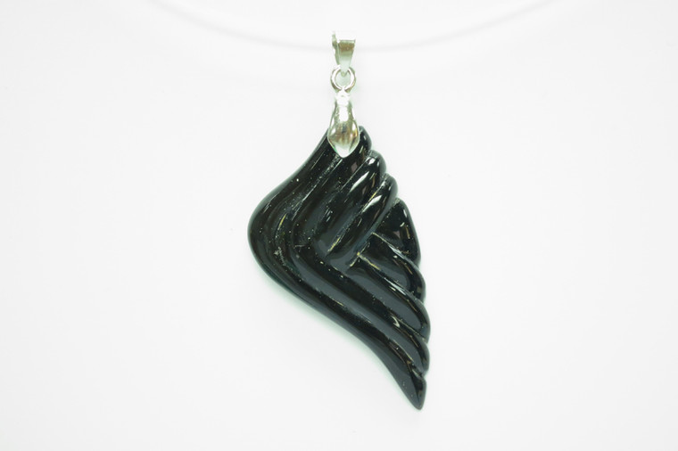 23X45mm Buffalo Horn Carved Designer Bead Pendant [z1729]