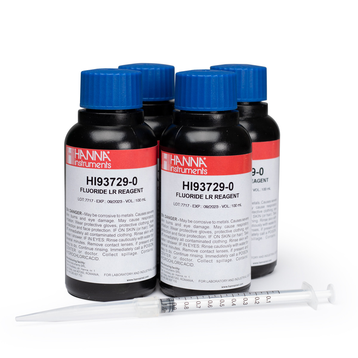 Fluoride Low Range Reagents (100 tests) - HI93729-01