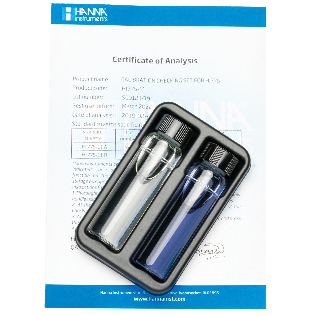 Freshwater Alkalinity Checker HC® Calibration Check Set