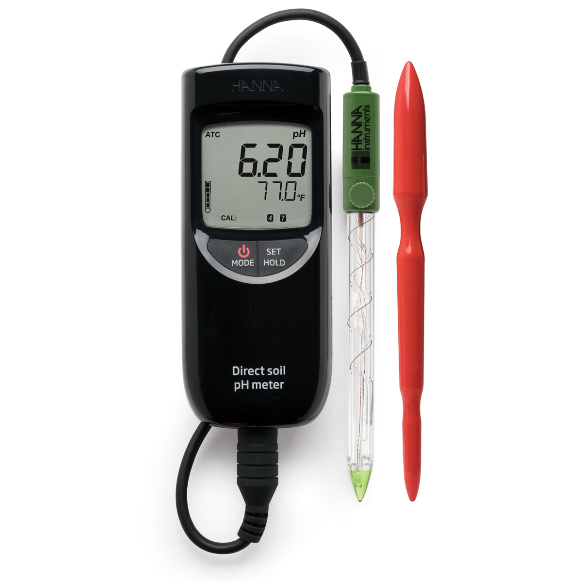 Hanna ポータブルpH セット Direct Soil Measurement pH Portable Meter - HI99121