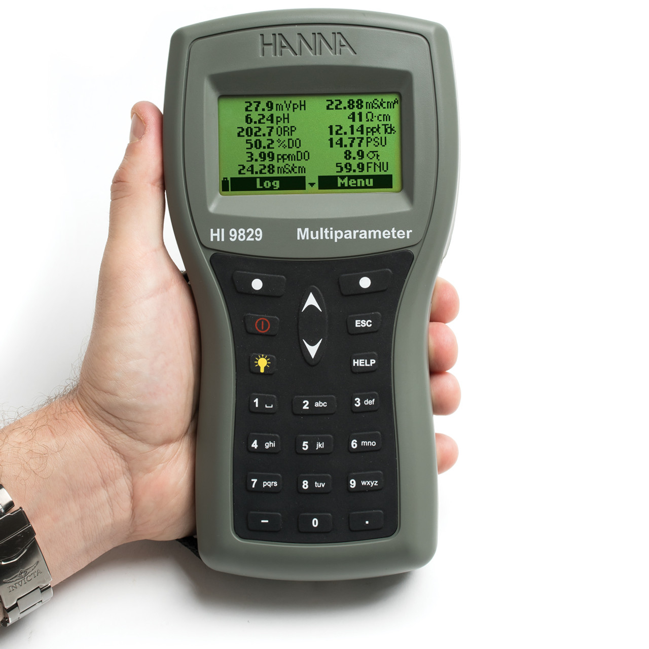 Multiparameter pH/ISE/EC/DO/Turbidity Waterproof Meter with