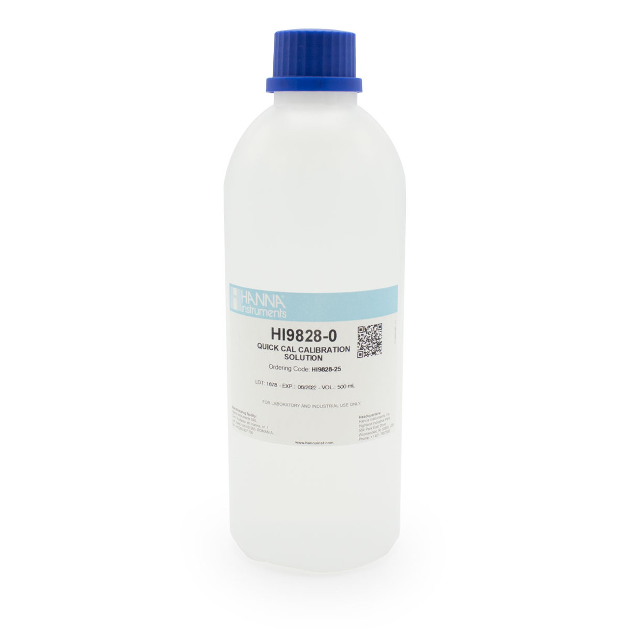 Quick Calibration Solution (500mL Bottle) - HI9828-25