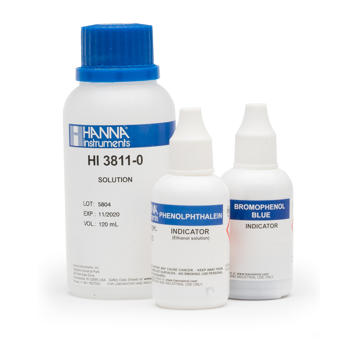 HI3811-100 Alkalinity Test Kit Reagents (110 tests)