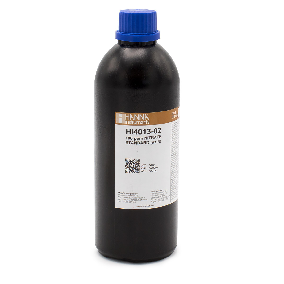 Nitrate ISE 100 ppm Standard - HI4013-02