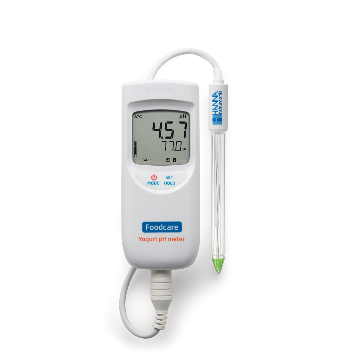 Hanna ポータブルpH セット Portable Yogurt pH Meter - HI99164