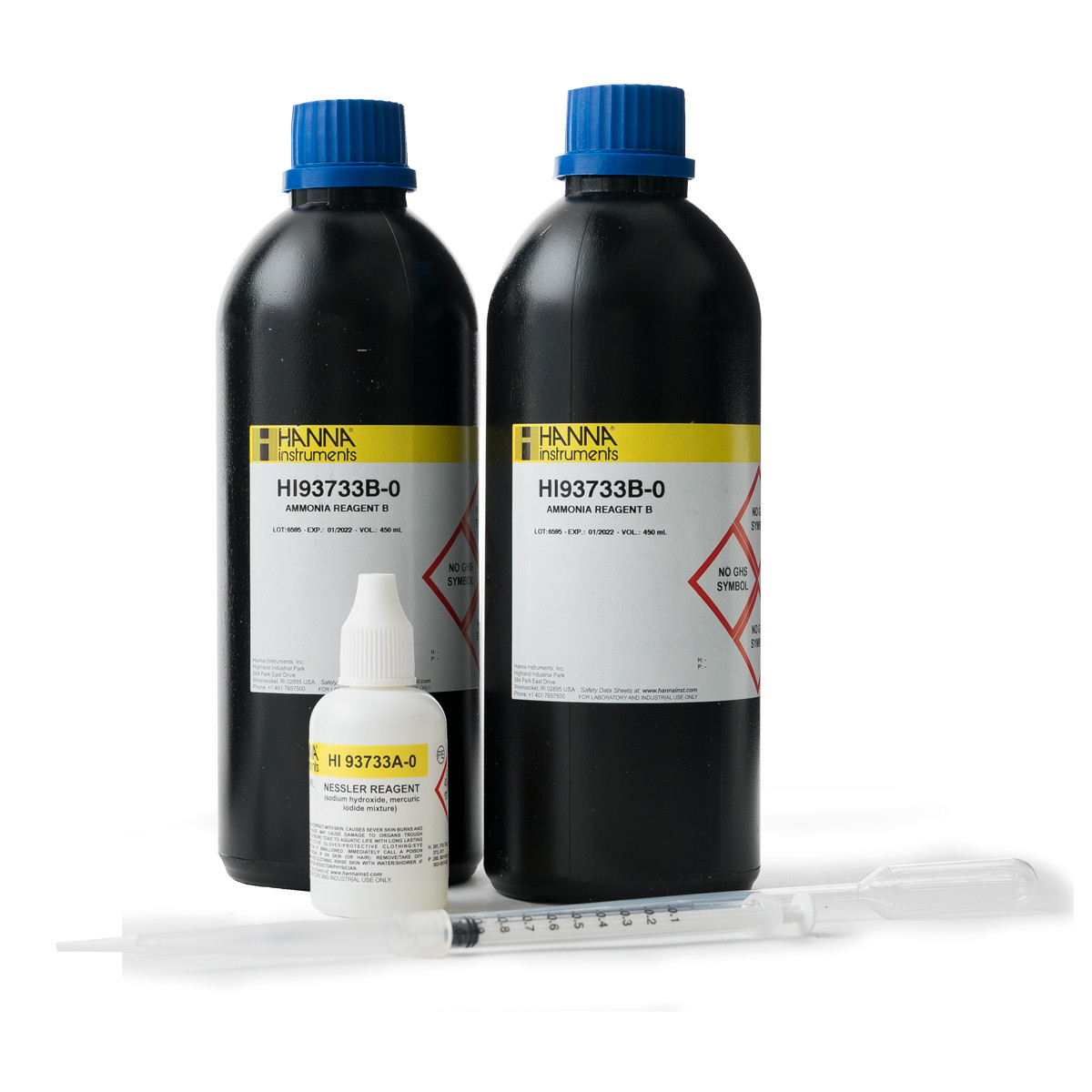 Ammonia High Range Reagents (300 tests) - HI93733-03