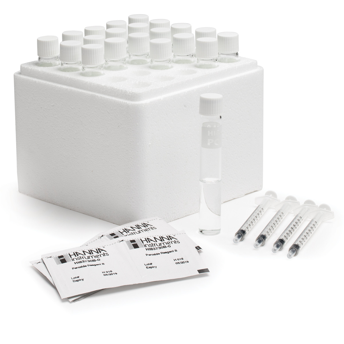 Peroxide Value in Oils Reagents Kit (21 tests) - HI83730-20