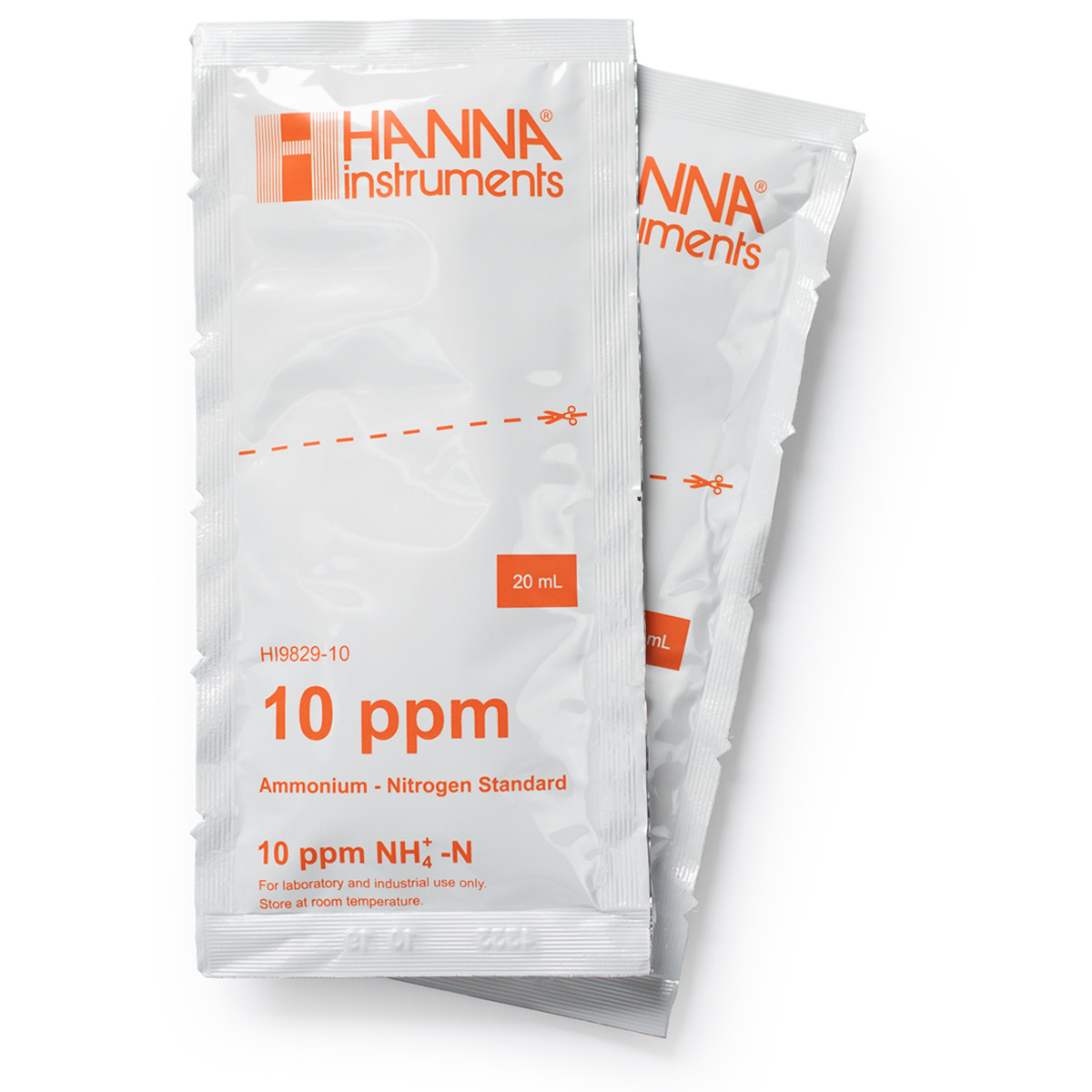 10 ppm Ammonium Calibration Standard Sachets for HI9829 (25 x 20