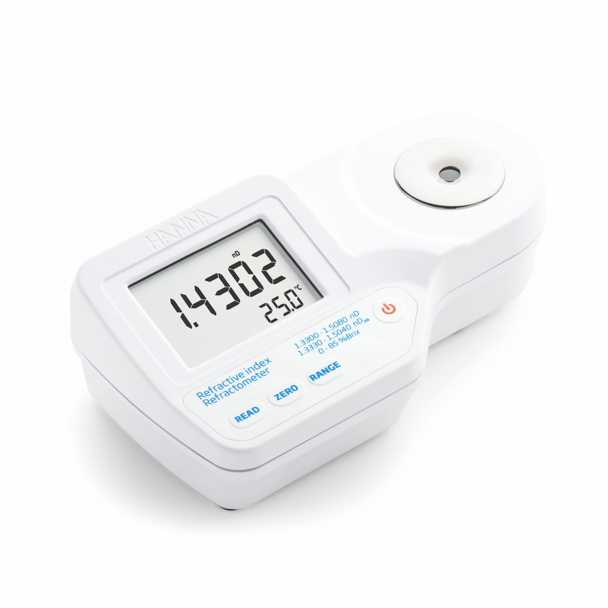 Digital Refractometer for Refractive Index and Brix - HI96800