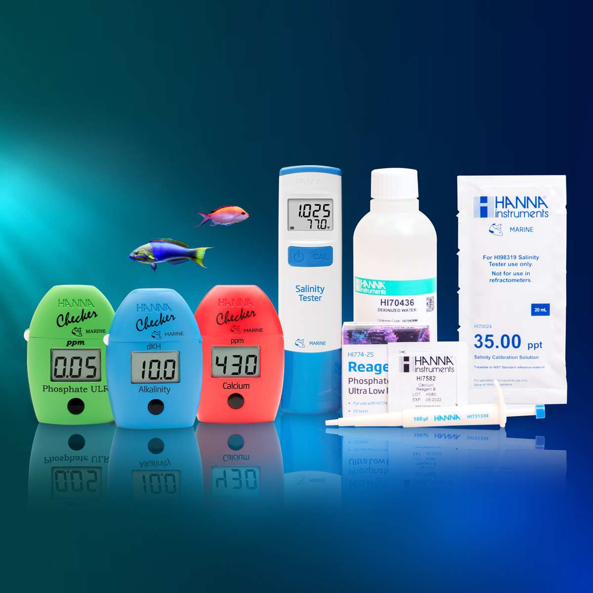 Professional Reef Test Kit - HIREEF V2