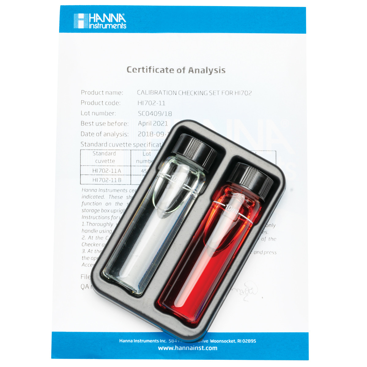 Copper High Range Checker® HC Calibration Check Set - HI702-11