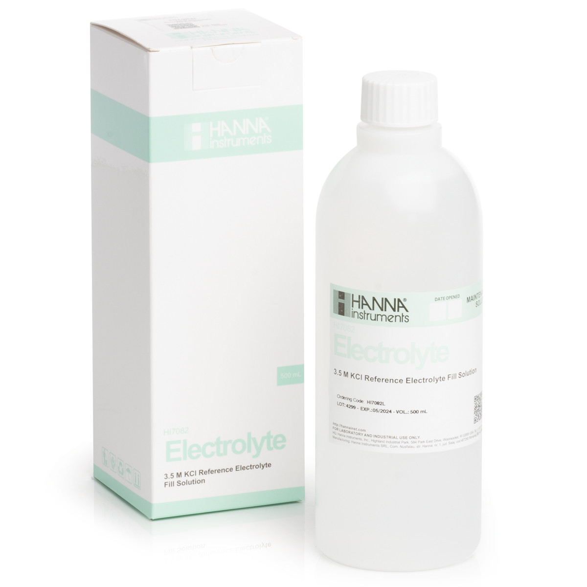 Electrolyte Solution 3.5M KCl (500 mL) | HI7082L