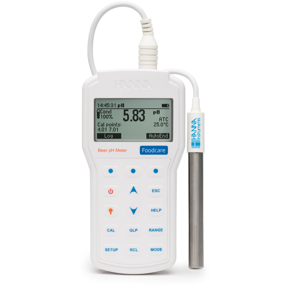 Professional Portable Beer pH Meter - HI98171