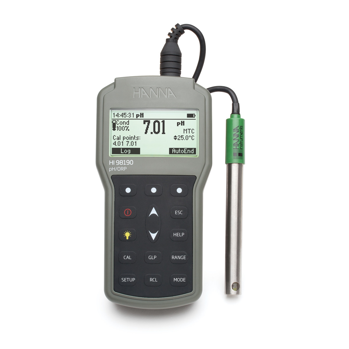 Portable pH & ORP Meter - HI98190