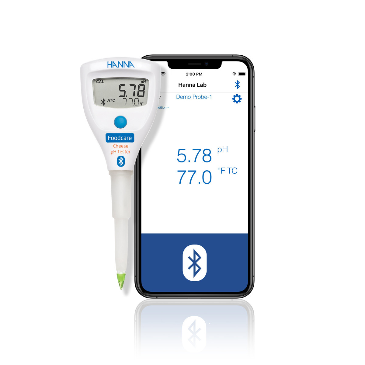 HALO2 Wireless pH Tester for Cheese - HI9810322